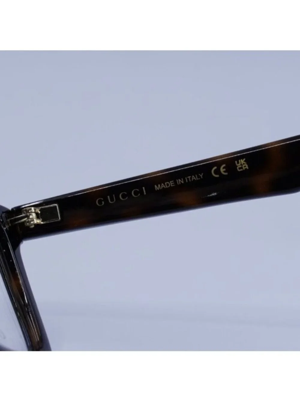 Gucci GG1540O 002 Eyeglasses Havana 52mm Square Frame